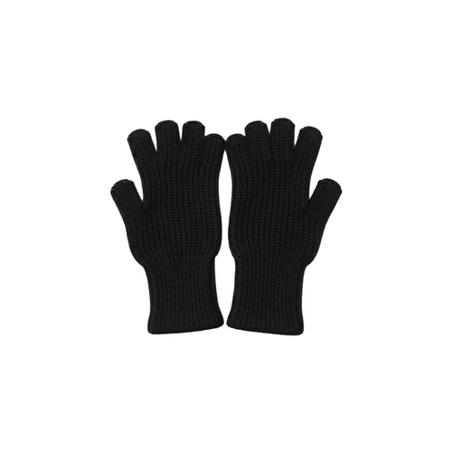 Calimar uld fingerhandsker sort
