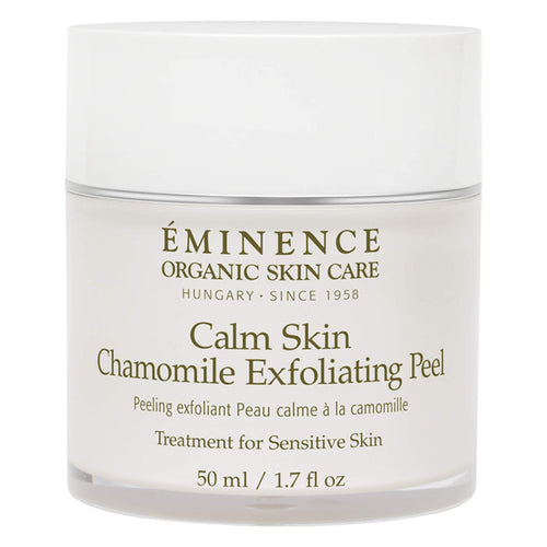 Jar of Eminence CalmSkin ChamomileExfoliatingPeel 50ml