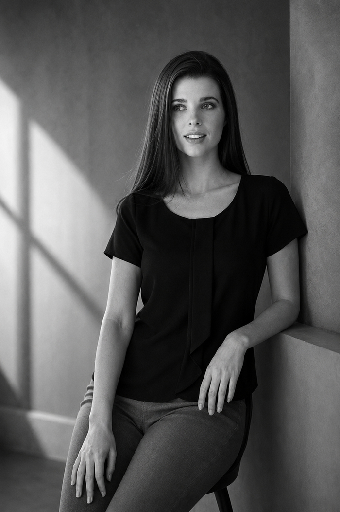 Cascade Blouse Top