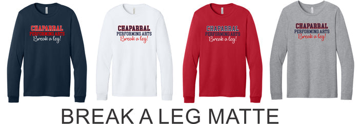 CHS Patrons Bella Canvas Long Sleeve Tee- 4 Designs
