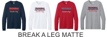 CHS Patrons Bella Canvas Long Sleeve Tee- 4 Designs