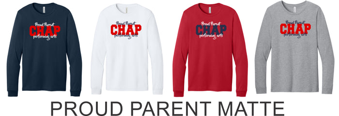 CHS Patrons Bella Canvas Long Sleeve Tee- 4 Designs