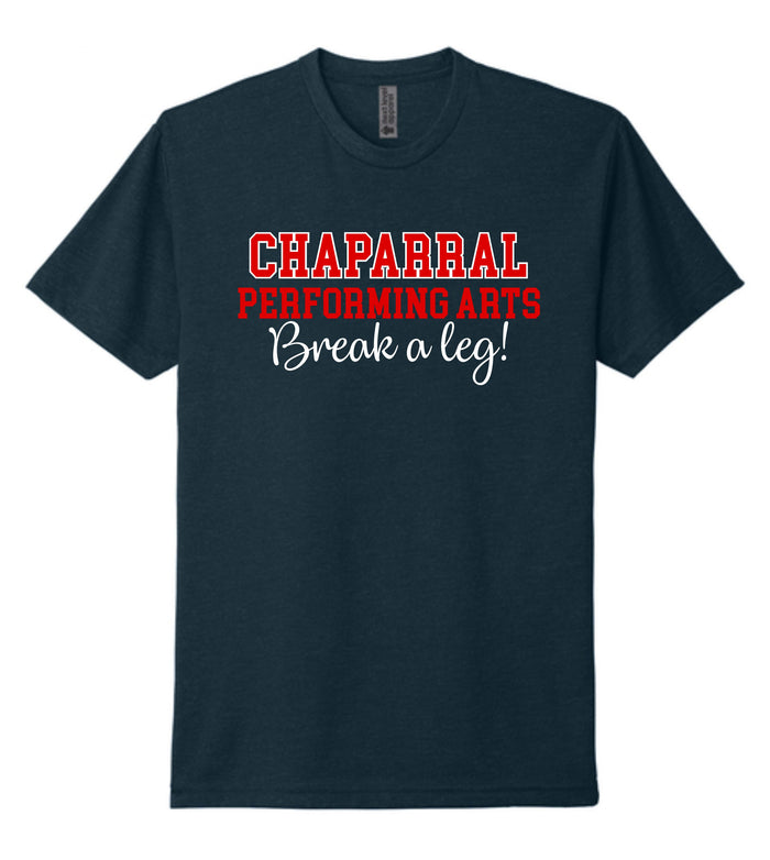 CHS Patrons Next Level Tee- BREAK A LEG Design