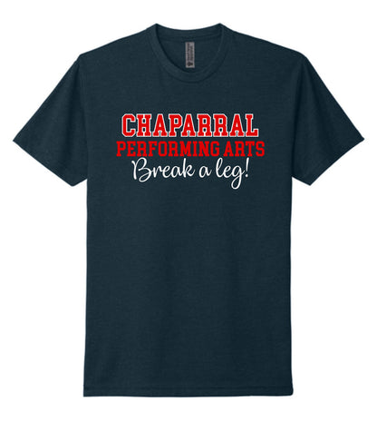 CHS Patrons Next Level Tee- BREAK A LEG Design