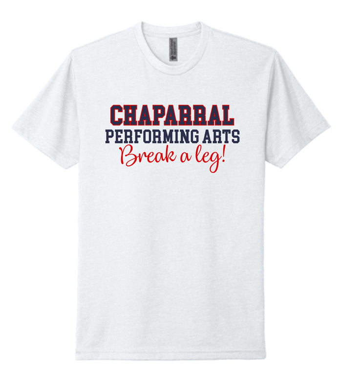 CHS Patrons Next Level Tee- BREAK A LEG Design