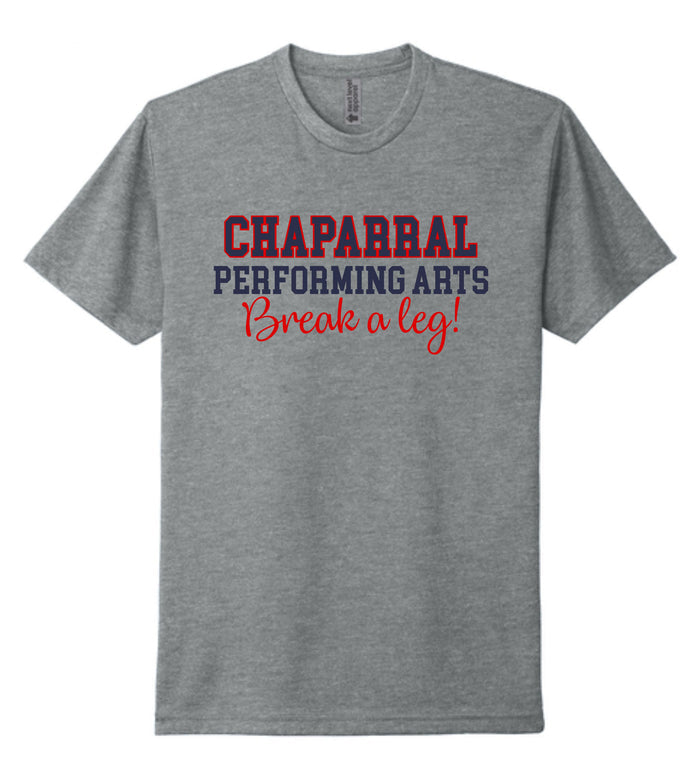 CHS Patrons Next Level Tee- BREAK A LEG Design