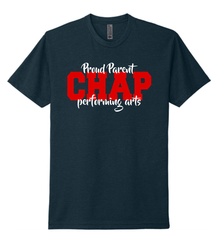 CHS Patrons Next Level Tee- PROUD PARENT Design