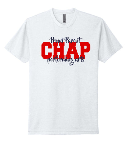 CHS Patrons Next Level Tee- PROUD PARENT Design