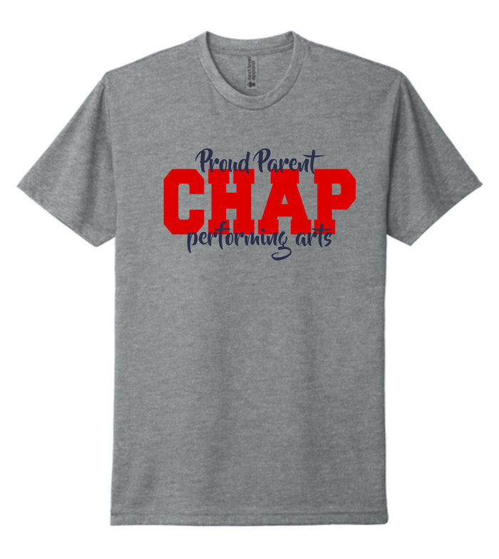 CHS Patrons Next Level Tee- PROUD PARENT Design