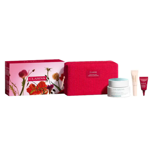 Clarins Set Cryo Flash Mask (Mini Lip Perfector  +Ech Eye Lift)