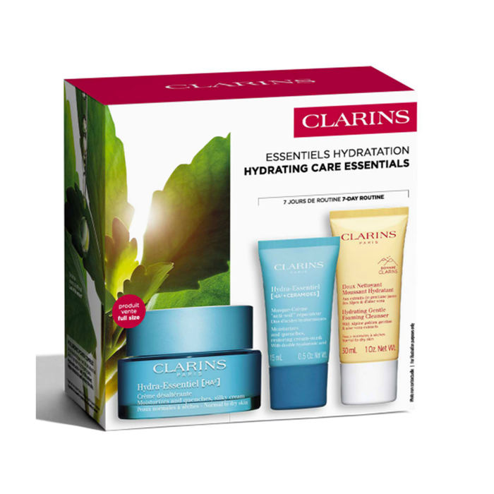 Clarins Set Hydra Essential +Min Imask Hydra+Mini Nettoyant Moussant Hydratant