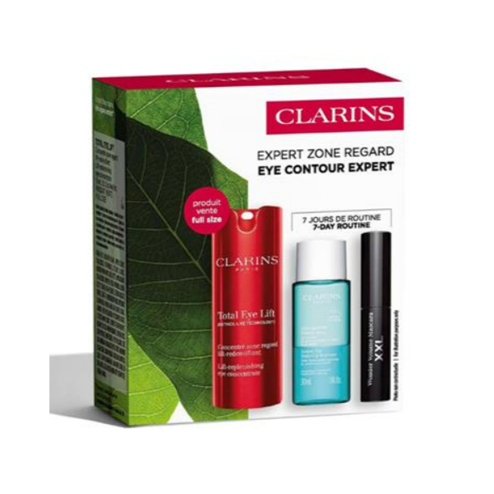 Clarins Set Total Eye Lift + Mini Express Yeux+Mini Xxl Mascara