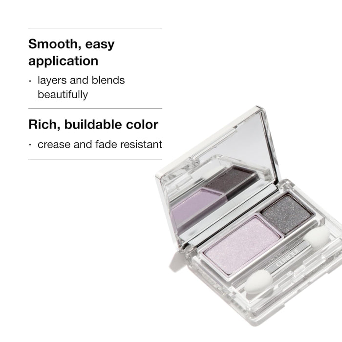 Clinique All About Shadow Duo Eye Shadow - 19 Blackberry Frost NIB
