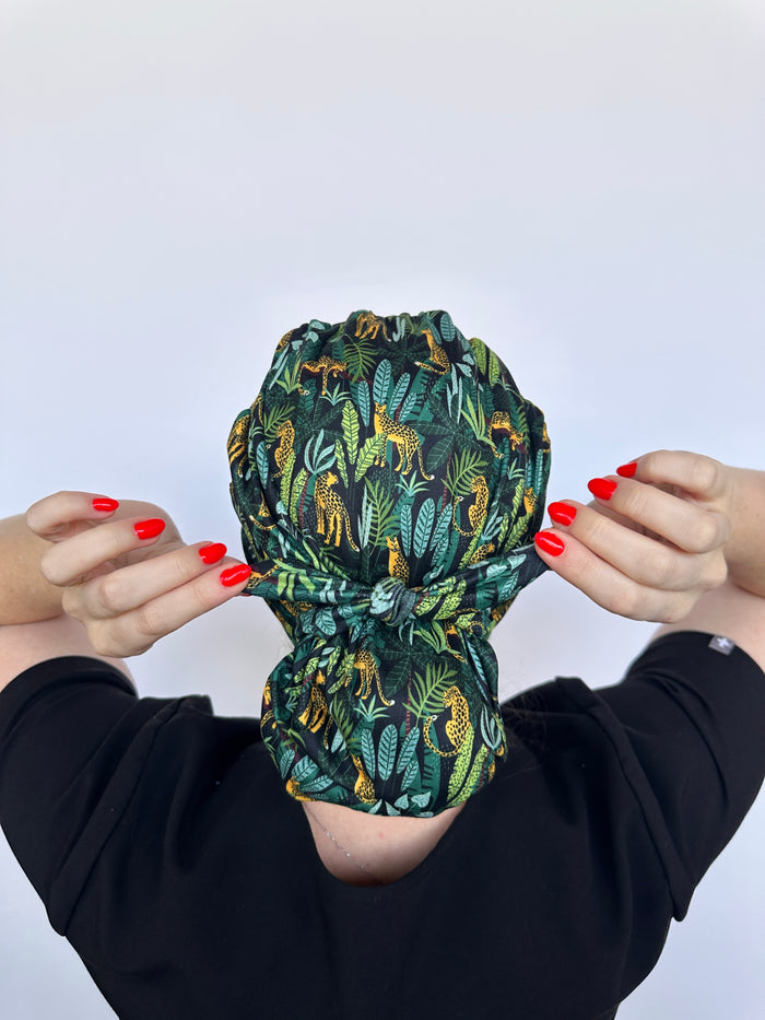 CloudCaps Scrub Cap | Jungle Cat