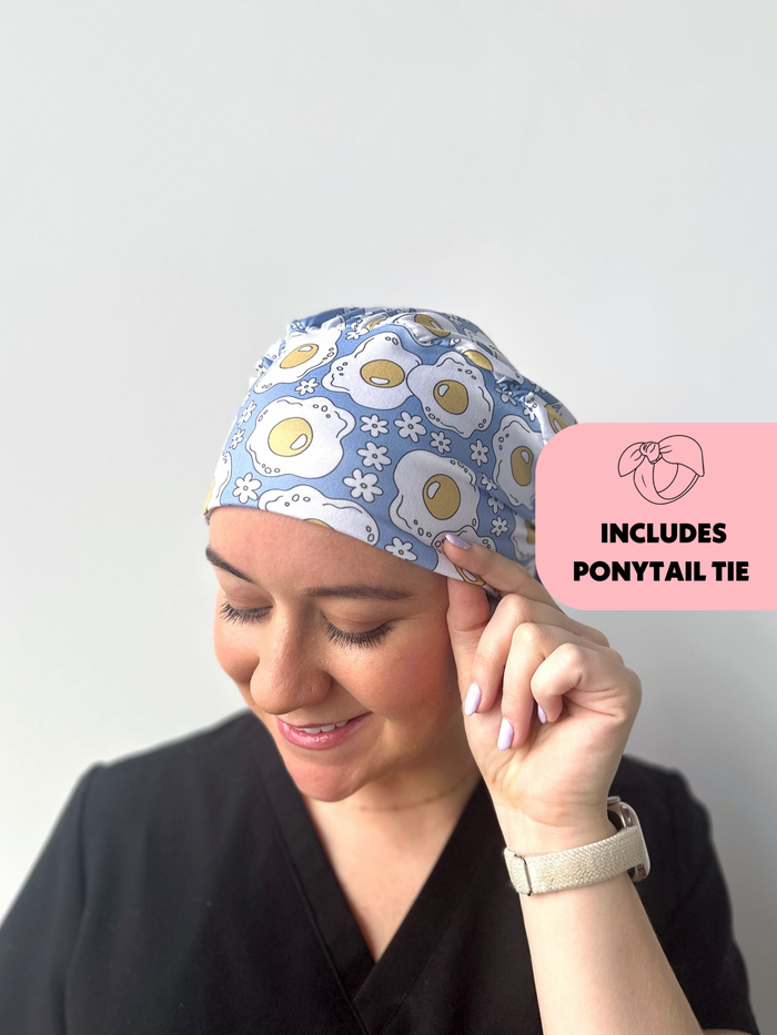 CloudCaps Scrub Cap | Sunny Side Up