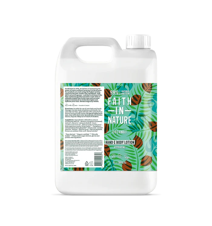 Coconut Hand and Body Lotion Refill - Faith In Nature