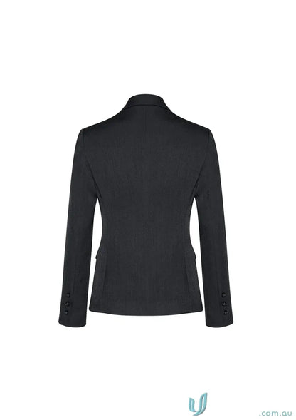 Black tailored blazer from the Cool Stretch 2 Button Mid Length Jacket collection