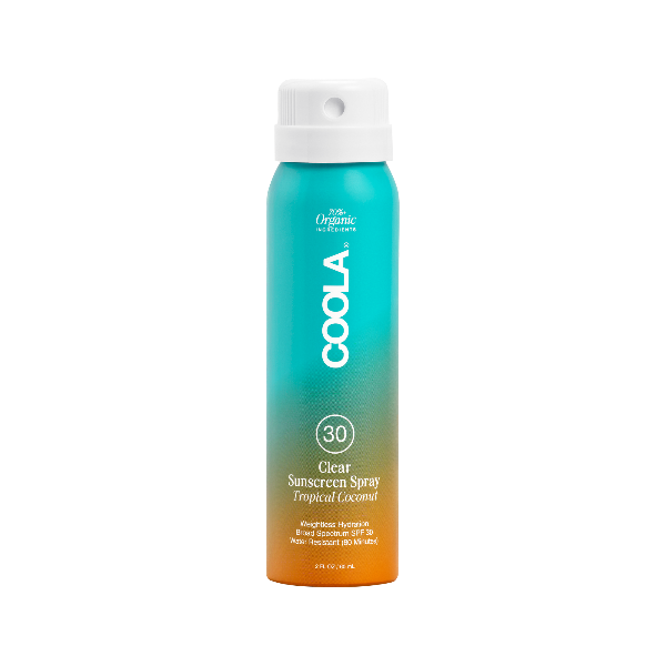Coola Clear Sunscreen Spray SPF30, tropical coconut, Shop at Gene Juarez Salon & Spa