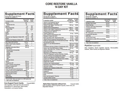 Core Restore Kit Chocolate by Ortho Molecular (7-Day)