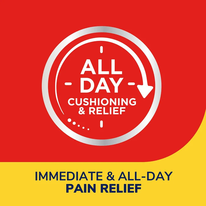 All-day cushioning & relief badge for corn cushions hydrogel pain relief