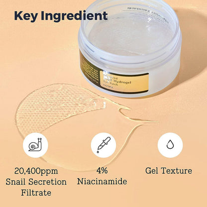 Cosrx Advanced Snail Hydrogel Eye Patch 60ct - ikatehouse