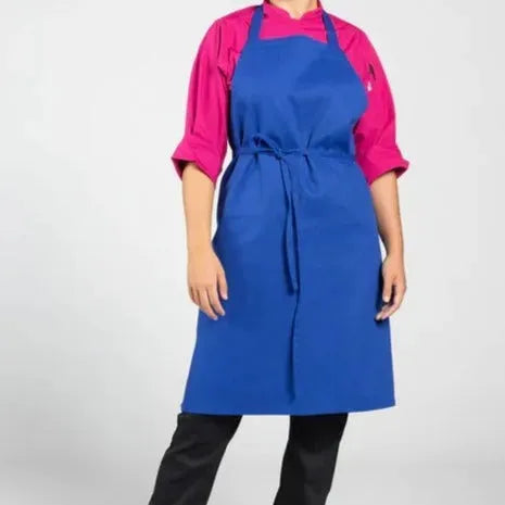 Bib Apron / Royal / 30"X34" 7.50 oz 2 PK