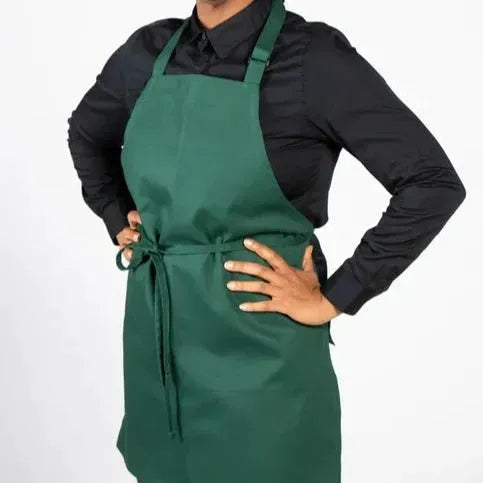 Adjustable Bib Apron / Hunter / 24"X28" 7.50 oz 2 PK