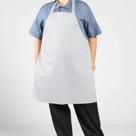 Bib Apron / Silver / 30"X34" 7.50 oz 2 PK