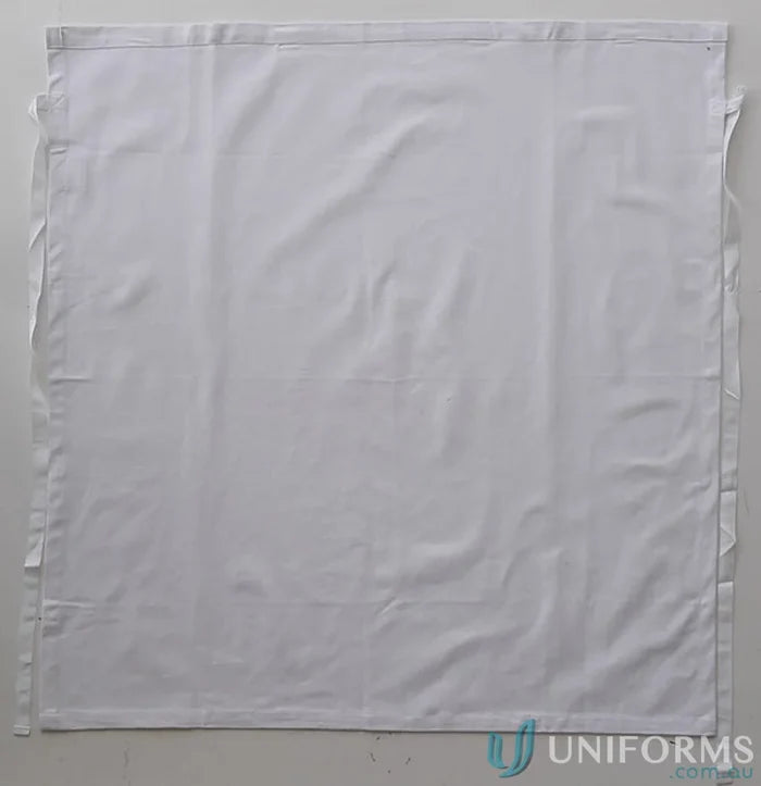 Bocini WA0395 Cotton Drill Continental Apron Without Pocket in Black