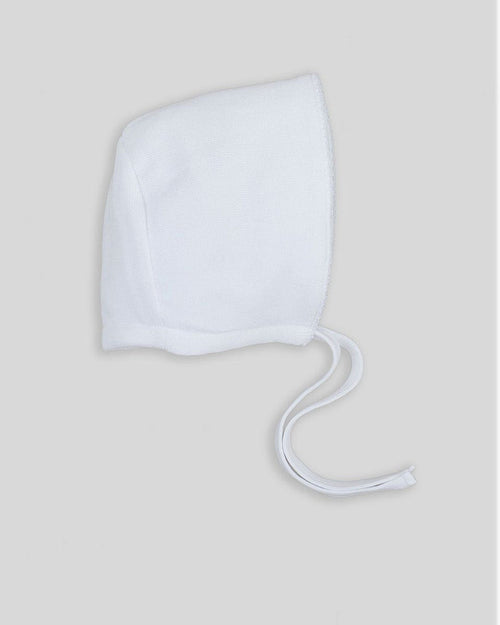 Cotton Peru Aurea Special Knit Bonnet-White
