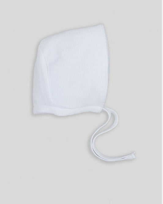Cotton Peru Aurea Special Knit Bonnet-White