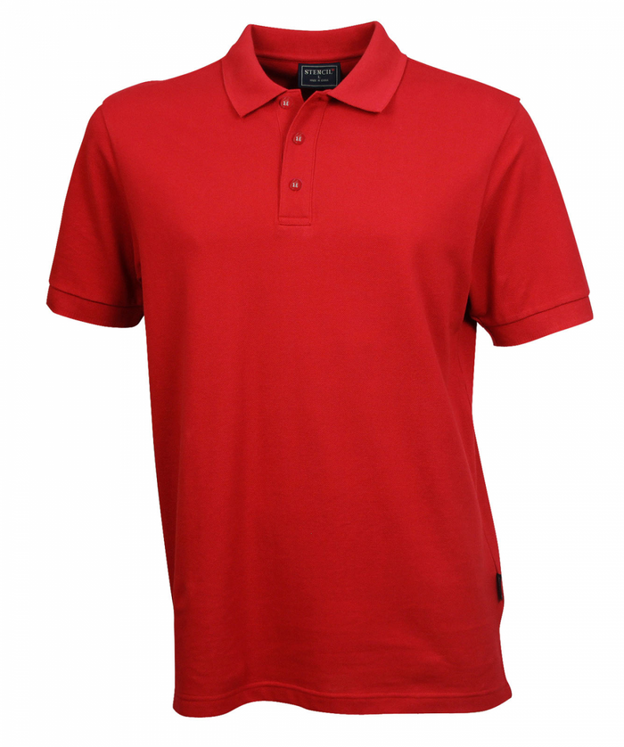Stencil 7015 Cotton Traverse Polo in Red