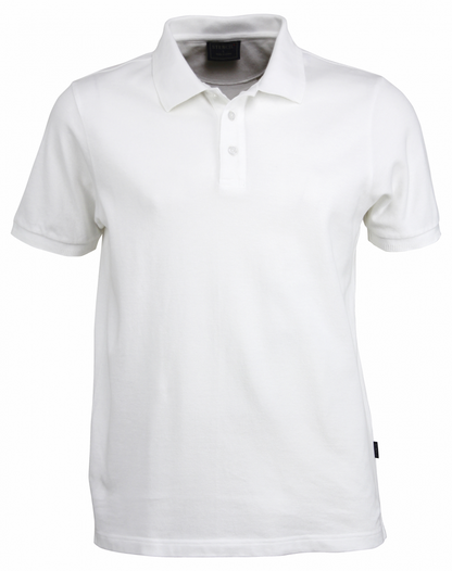 Stencil 7015 Cotton Traverse Polo in White
