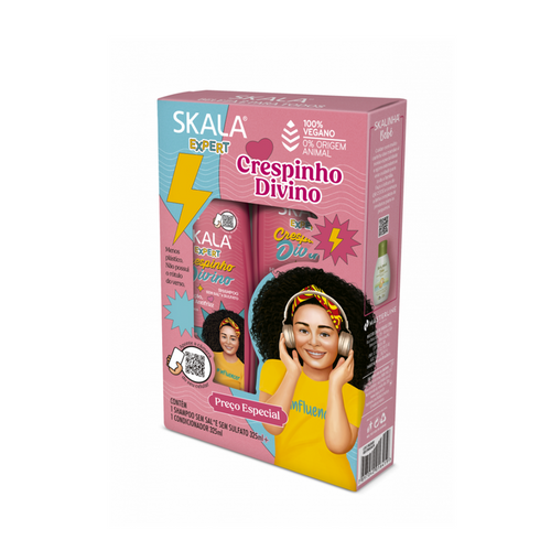 Crespinho Divino Kit (Shampoo + Conditioner)