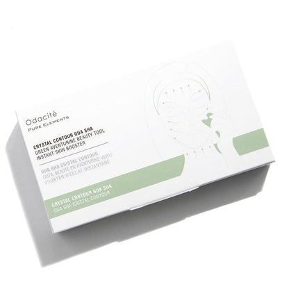Crystal Contour Green Aventurine Gua Sha