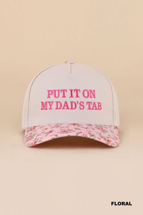 Dads Tab Hat - Floral