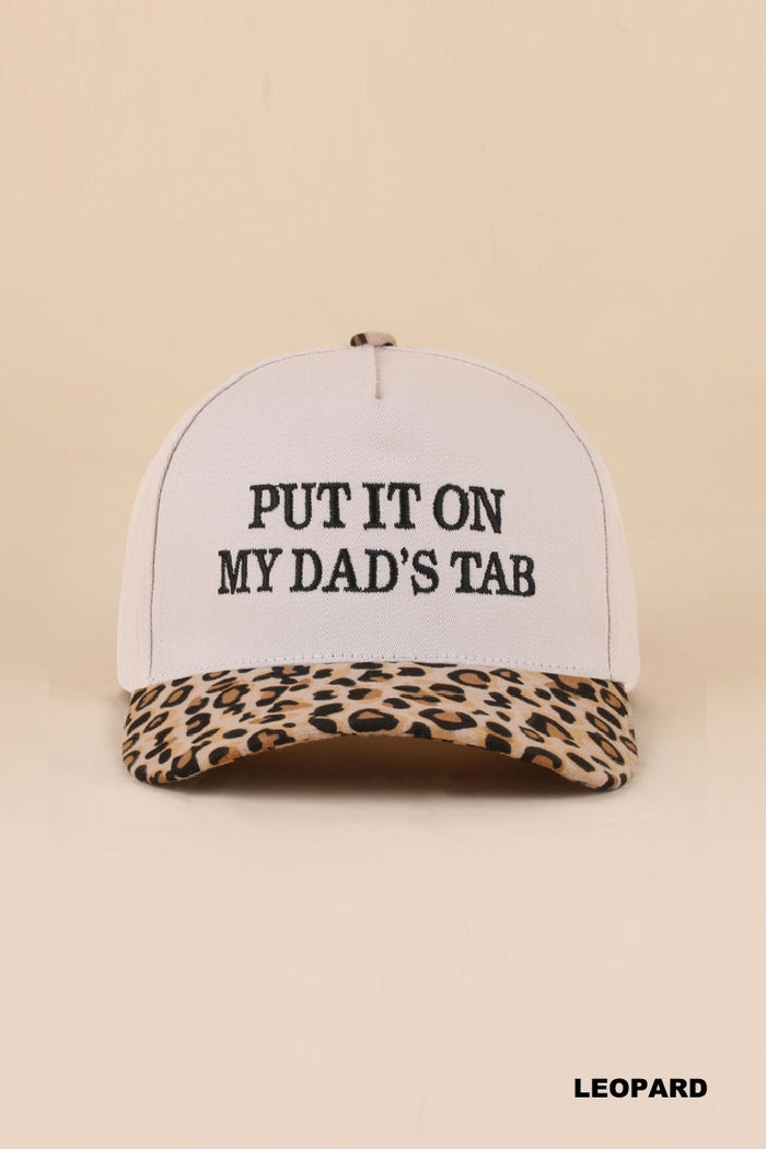 Dads Tab Hat - Leopard