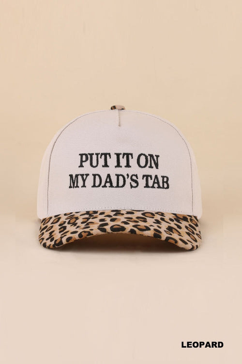 Dads Tab Hat - Leopard
