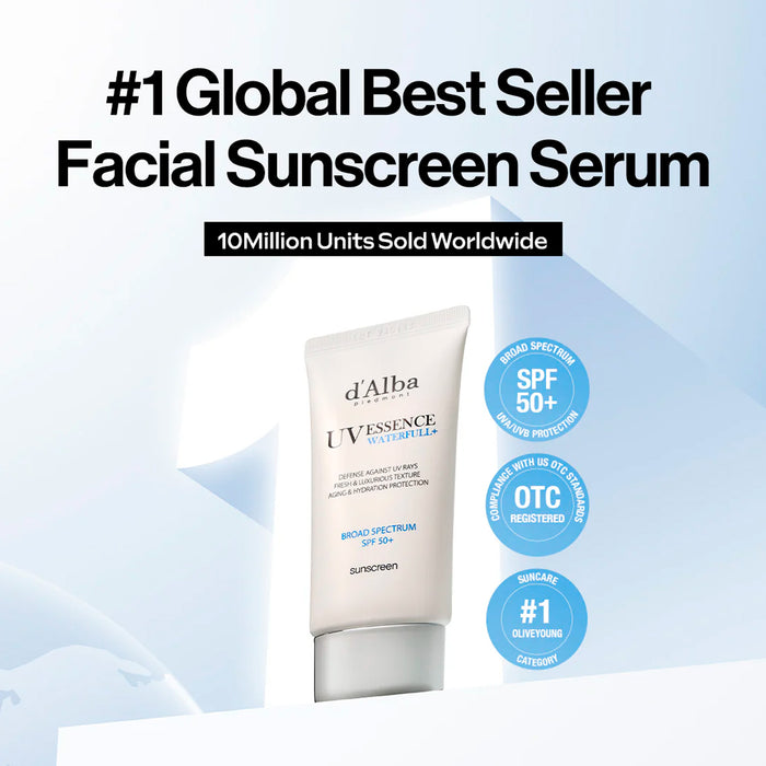 d'Alba Truffle UV Essence Waterfull Sunscreen SPF 50+ 1.69oz/ 50ml