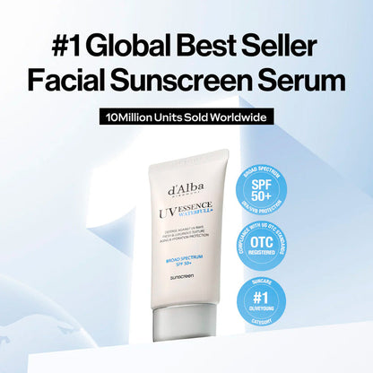 d'Alba Truffle UV Essence Waterfull Sunscreen SPF 50+ 1.69oz/ 50ml