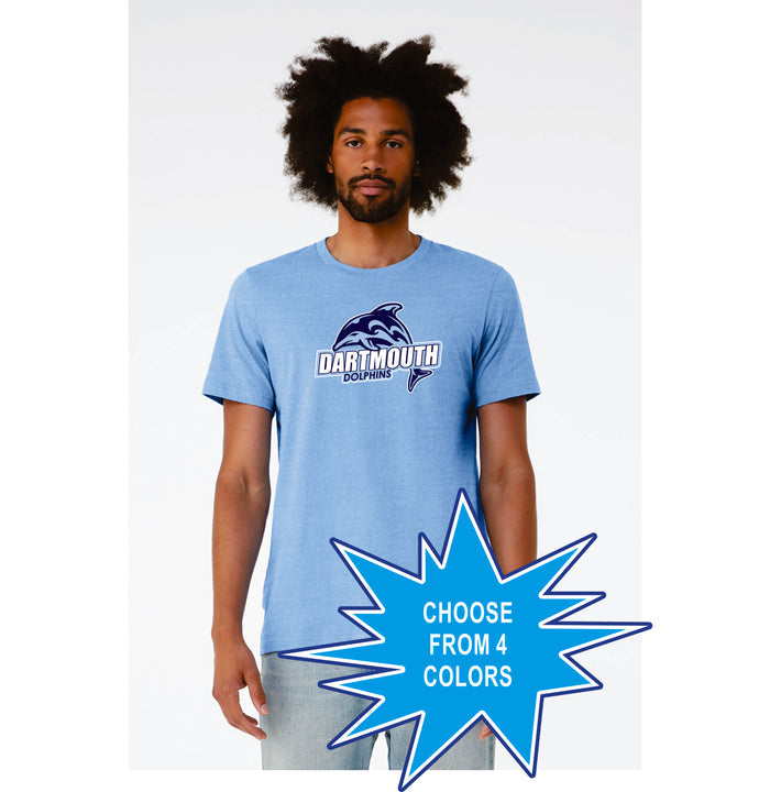 Dartmouth Bella Canvas Tee- LARGE LOGO Design