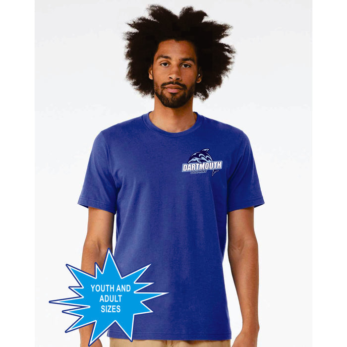 Dartmouth Bella Canvas Tee- SMALL LOGO Design