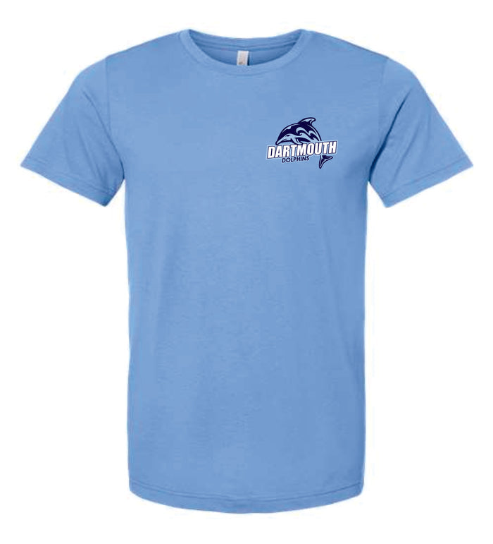 Dartmouth Bella Canvas Tee- SMALL LOGO Design