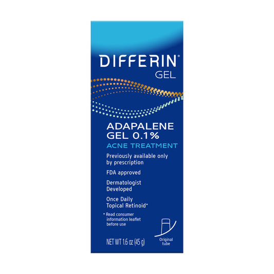 Differin Adapalene Gel 0.1% Acne Treatment
