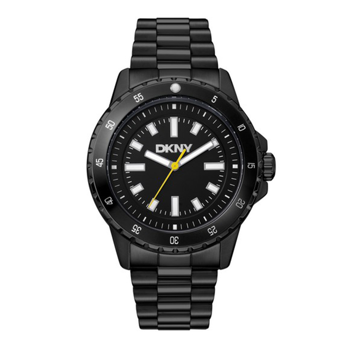 DKNY Men's Sport Watch Black Stainless Steel Bracelet Watch 43mm DK1G130M0085