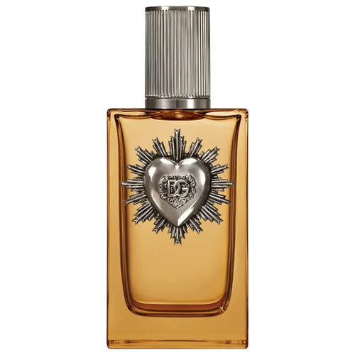 Dolce&Gabbana Devotion for Men perfume bottle with sleek design, showcasing the luxury men's fragrance in a close-up image.