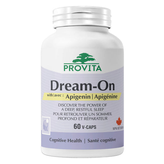 Bottle of Provita Dream-On™ with Apigenin 60 Capsules