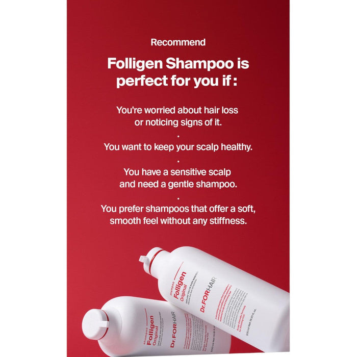 Dr.FORHAIR - Folligen Original Shampoo Jumbo 500ml VGLE Beauty