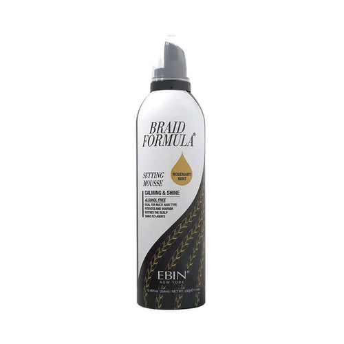 EBIN Braid Formula Setting Mousse [Rosemary Mint] 12.49oz