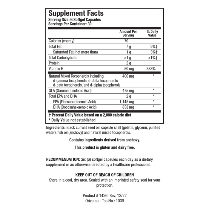 EFA-Sirt Supreme BC by Biotics Research